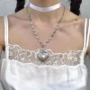 Retro Heart Necklace