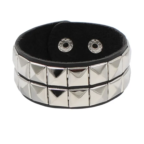 Leather Gothic Cuff Wristband