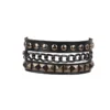 Leather Gothic Cuff Wristband