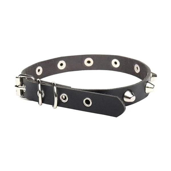 Gothic Leather Choker