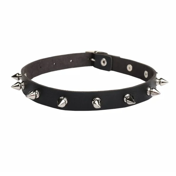 Gothic Leather Choker